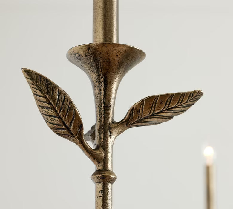 Botanical Forged Iron Chandelier | Wrought iron chandelier