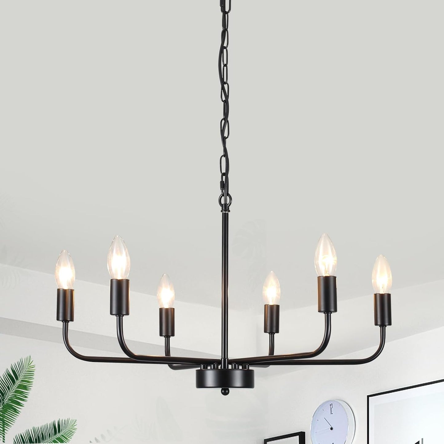 Matte Black Iron Chandelier Chandelier Iron Chandelier 6 Light Black Iron Chandelier Farmhouse Iron Chandelier Chandeliers for Dining Room Industrial Iron Pendant Iron Chandelier Light Fixtures Iron Chandelier